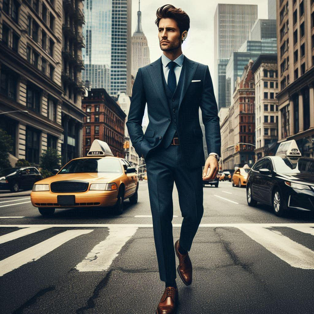 Dark Blue Suit : Why You Shouldn't Wear a Black Suit - VJV Now - India