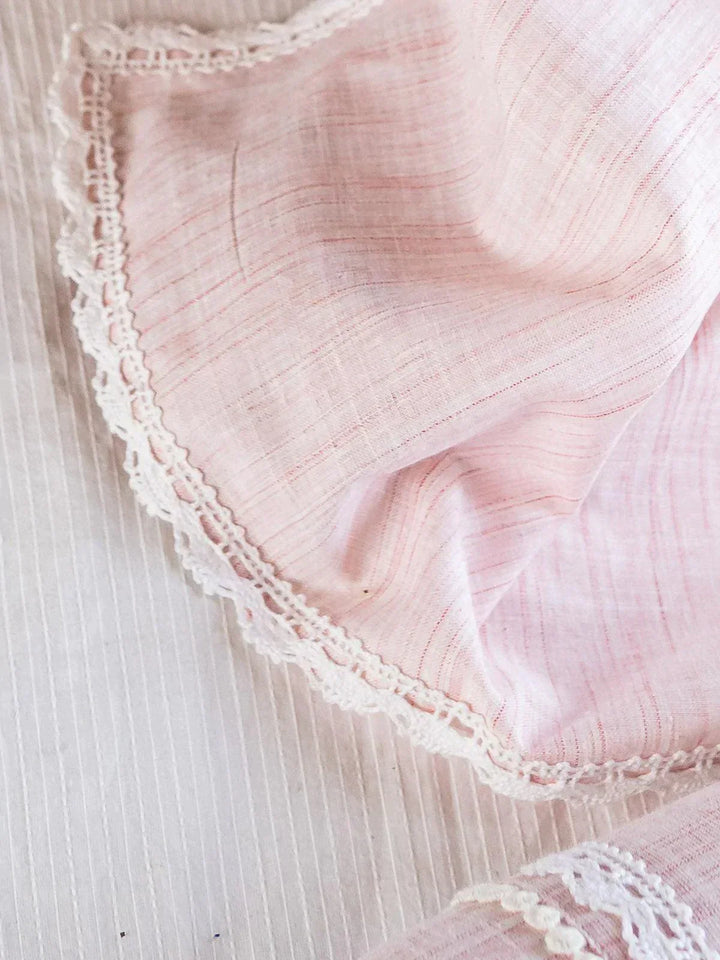 100% Organic Peach Cotton Wrap Newborn Baby Blanket - VJV Now