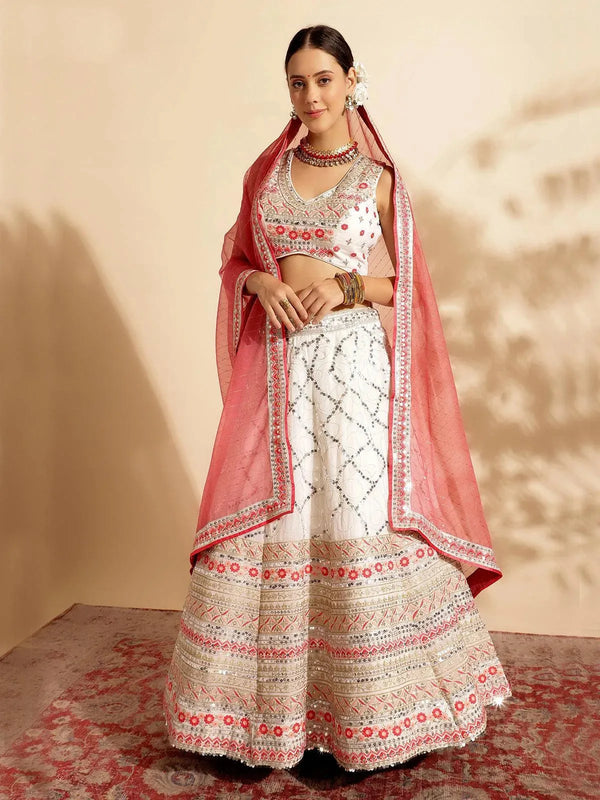 Gajry Bridal Lehenga Choli with Handcrafted for Your Wedding Day - VJV Now