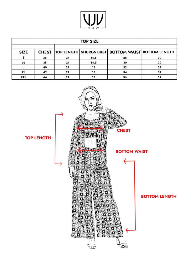 Green Platinum Creap Printed Designer Western Co-Ords Set - VJV Now