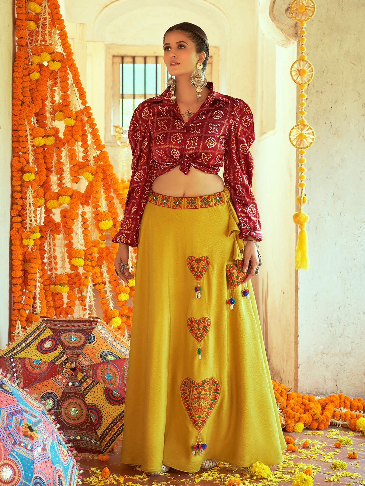 Exclusive KalaNiketan Couture Collections: Yellow, Maroon and 15 Working  Days