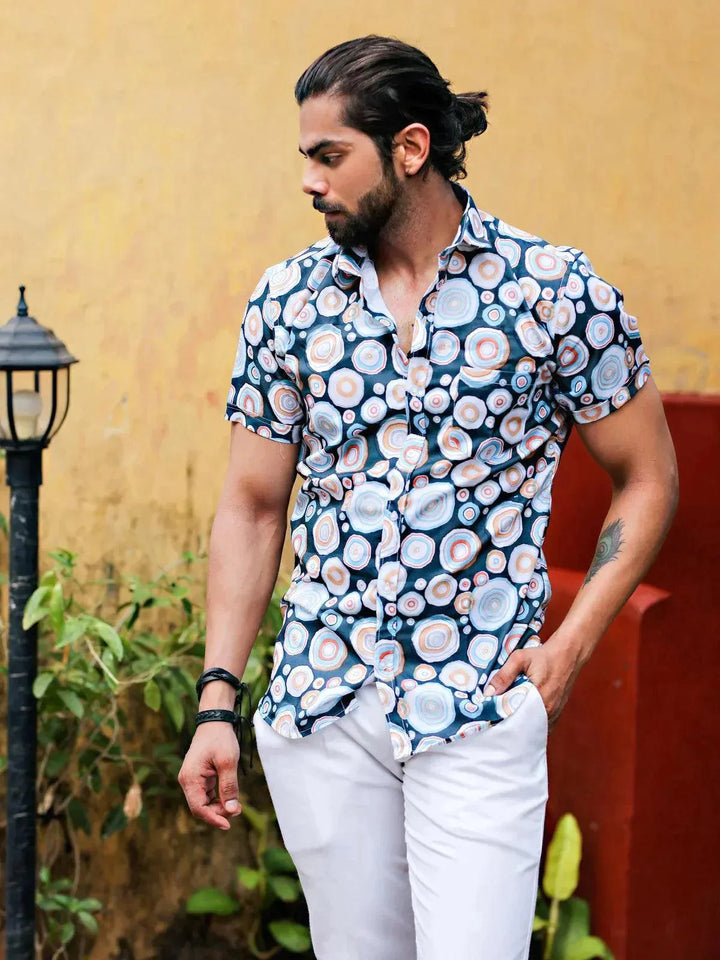 Multi Color Beach Wear Mens Shirt - VJV Now