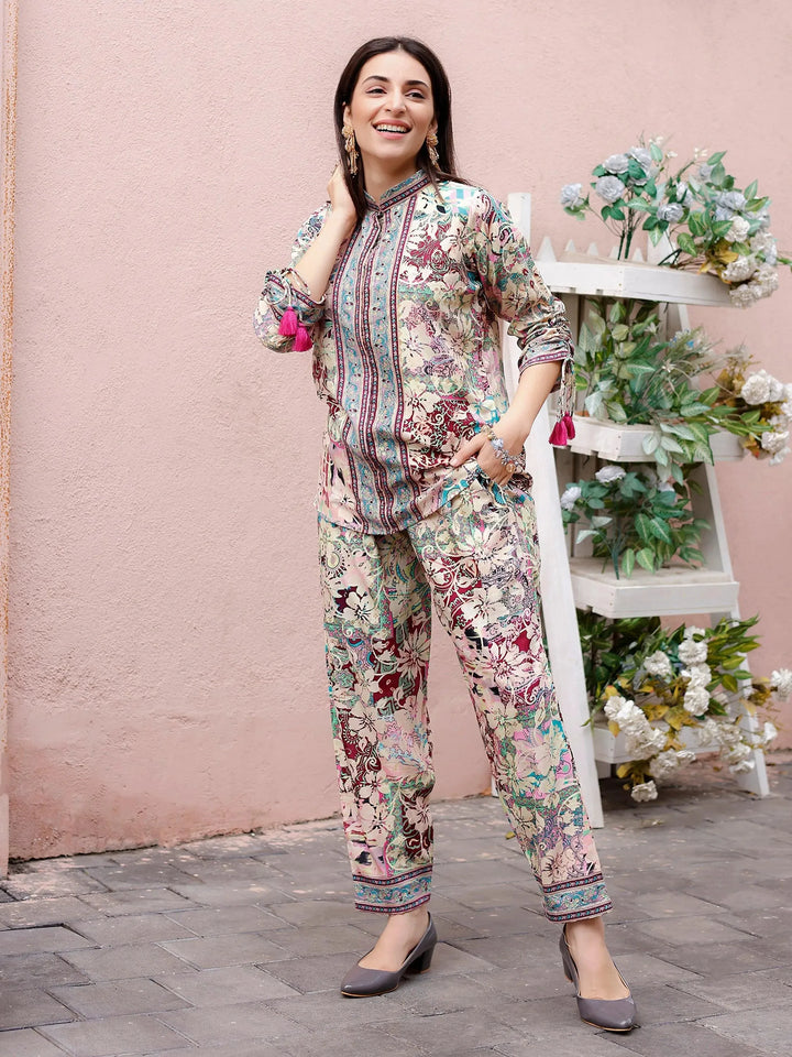 Women Paisley Printed Designer Co-Ords Sets - VJV Now